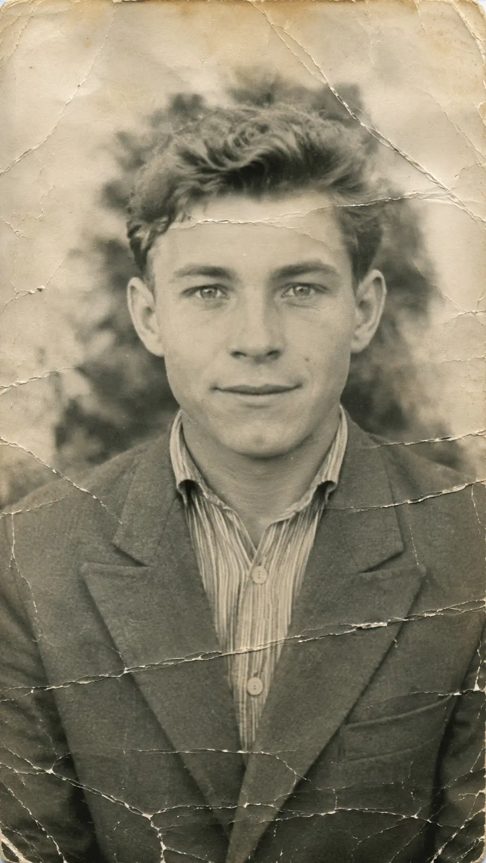 Original: a weathered heirloom portrait